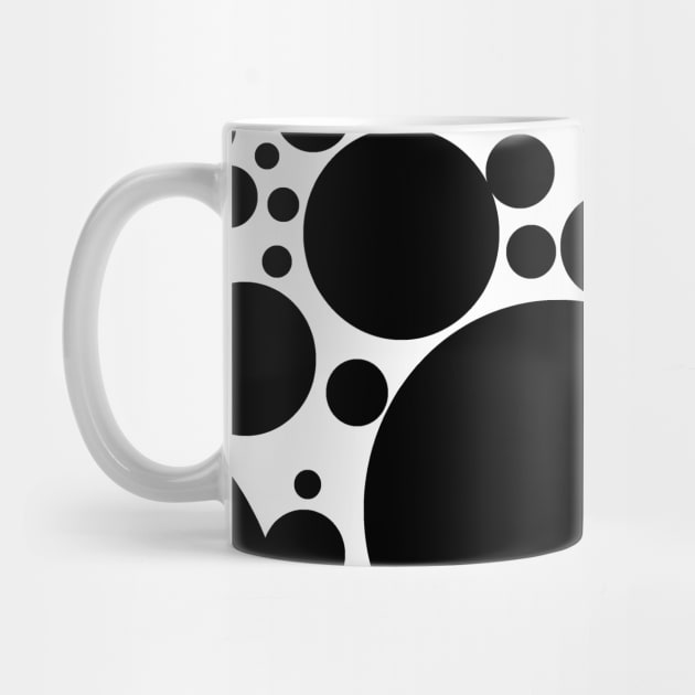 Black Bubbles Pattern by TintedRed